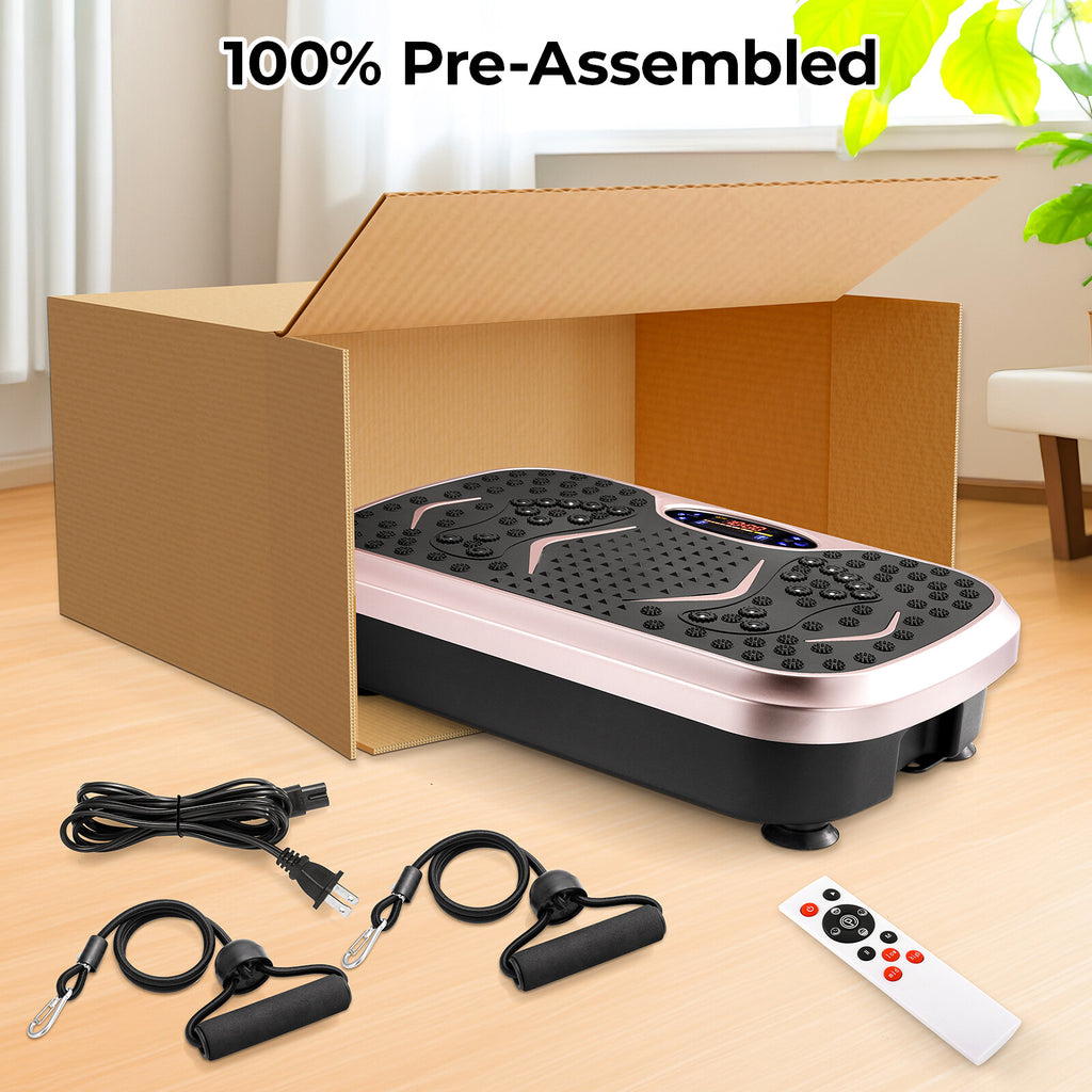 Vibrationsplatte – Fitness-Vibrationsboard für Zuhause, Ganzkörper-Training, Fettverbrennung & Körperformung