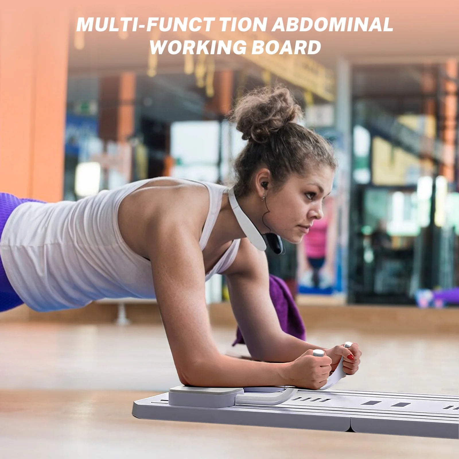 Multifunktionales Fitness-Board – Bauchtraining, Push-Up-Platte, Pilates-Board & Core-Workout-Gerät