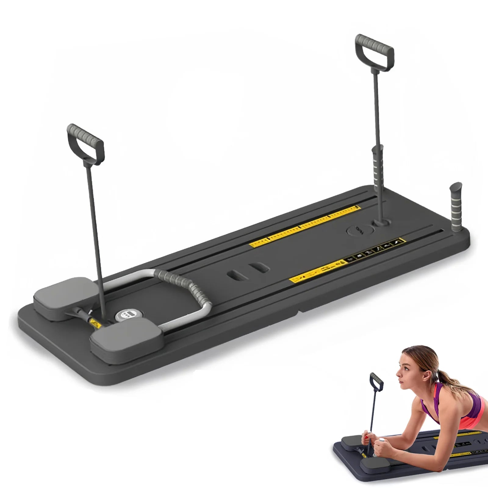 Multifunktionales Fitness-Board – Push-Up-Platte, Pilates-Board, Bauch & Core-Training
