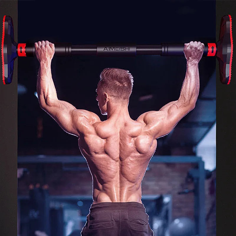 Große Türklimmzugstange aus Stahl – Verstellbare Trainingsstange für Zuhause, Klimmzüge & Sit-ups