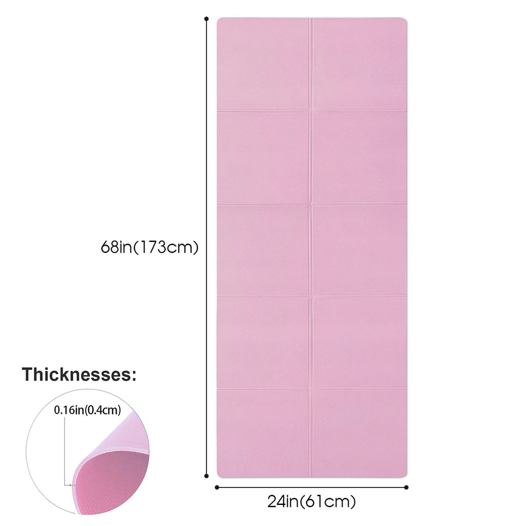 4mm EVA Yogamatte rutschfest – Sportmatte für Yoga, Pilates & Gymnastik