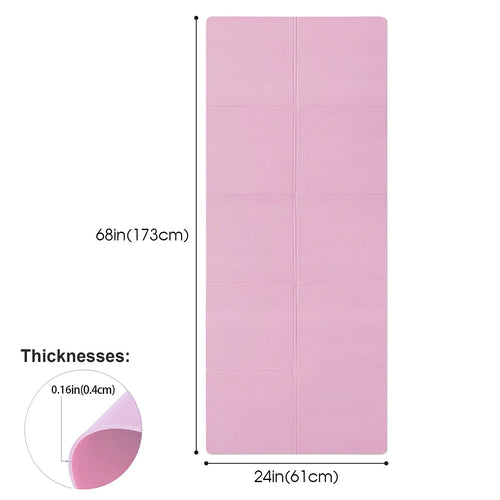 4mm EVA Yogamatte rutschfest – Sportmatte für Yoga, Pilates & Gymnastik
