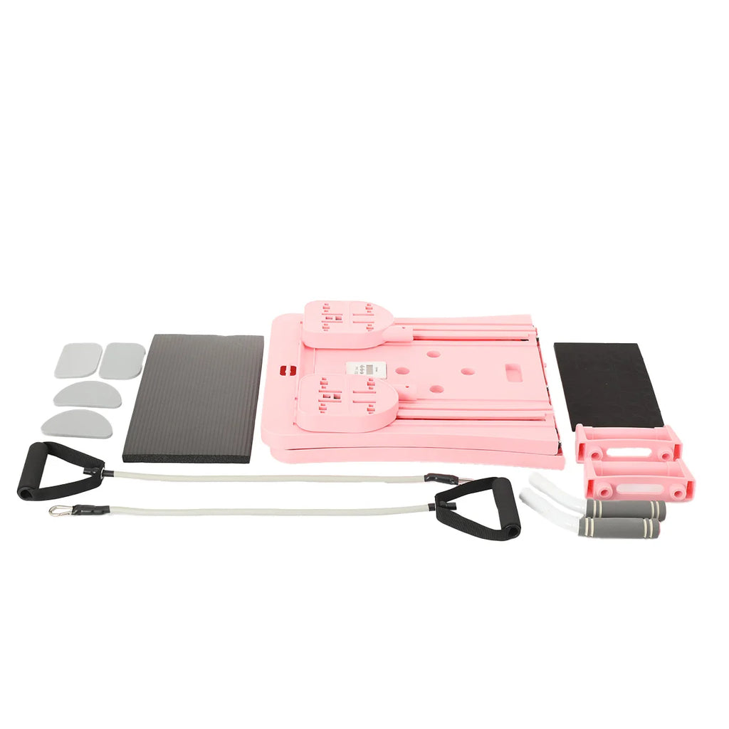 4-in-1 Pilates Reformer Fitness-Board – Verstellbares Push-Up-Board für Brust & Bauch, Heimtraining