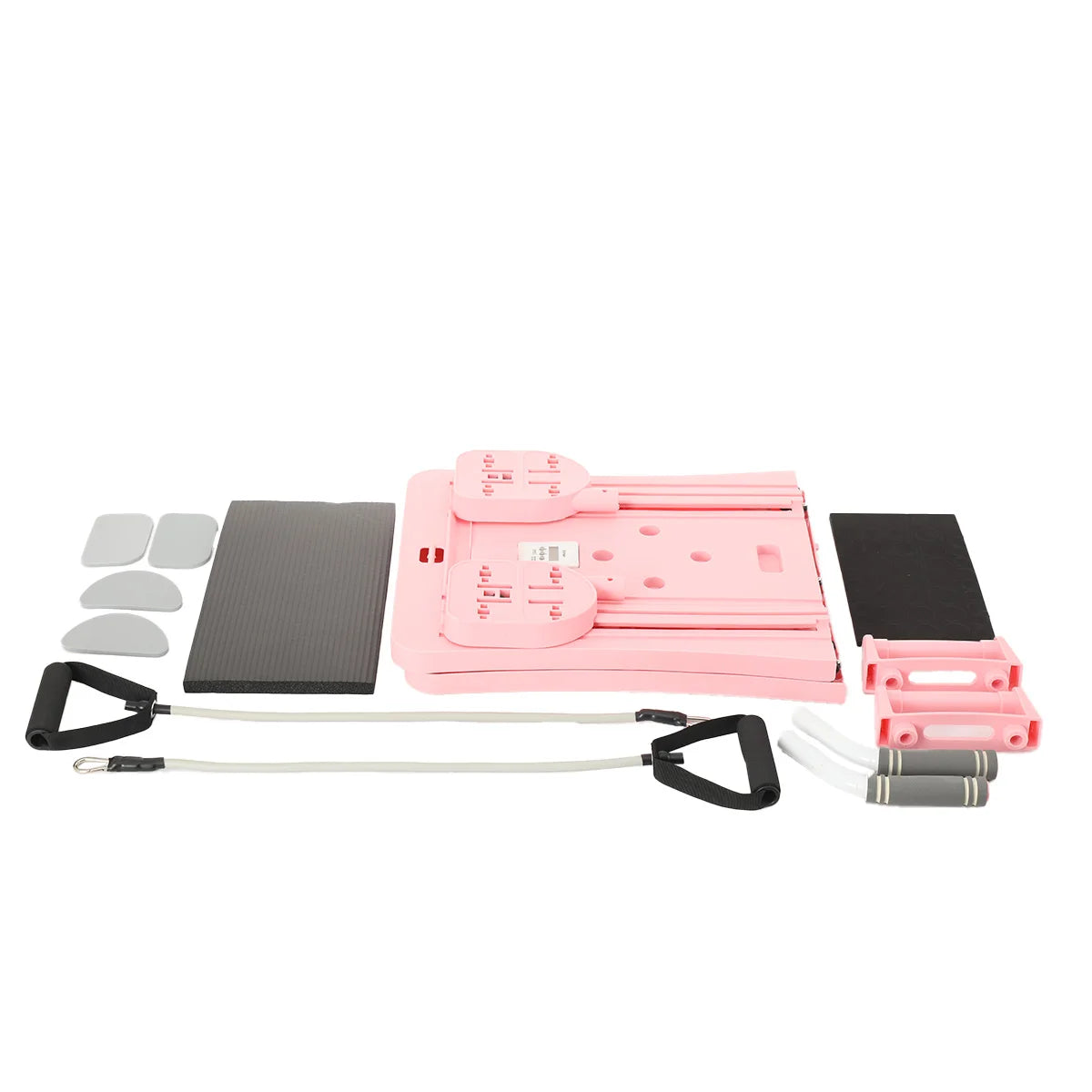 4-in-1 Pilates Reformer Fitness-Board – Verstellbares Push-Up-Board für Brust & Bauch, Heimtraining