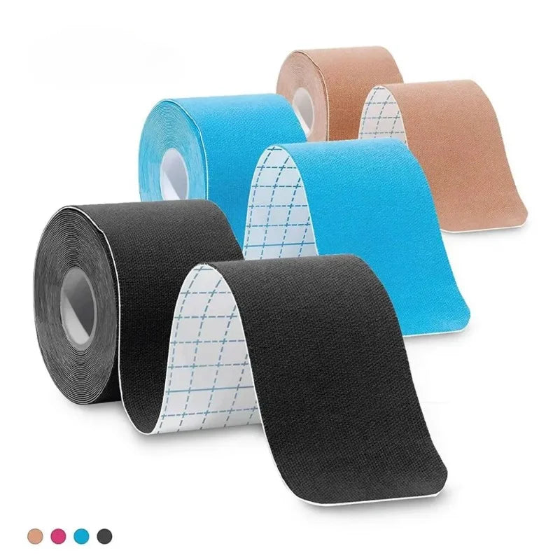 Kinesiologie-Tape 5cm x 5m – Elastisches Sporttape für Muskelschmerzlinderung, Knieschutz & Sportschutz
