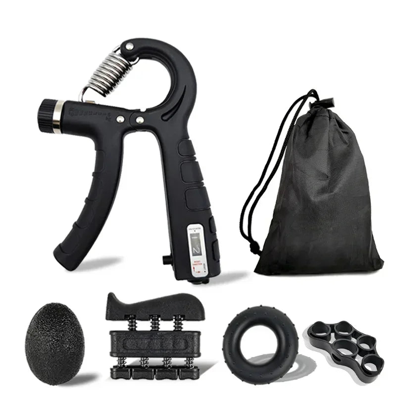 Fingertrainer-Set mit Zähler – Griffstärke, Fingerstrecker & Arthritis-Rehabilitation