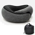 Reise-Nackenkissen Memory Foam U-Form – Schneckendesign, weich, tragbar & verstellbar