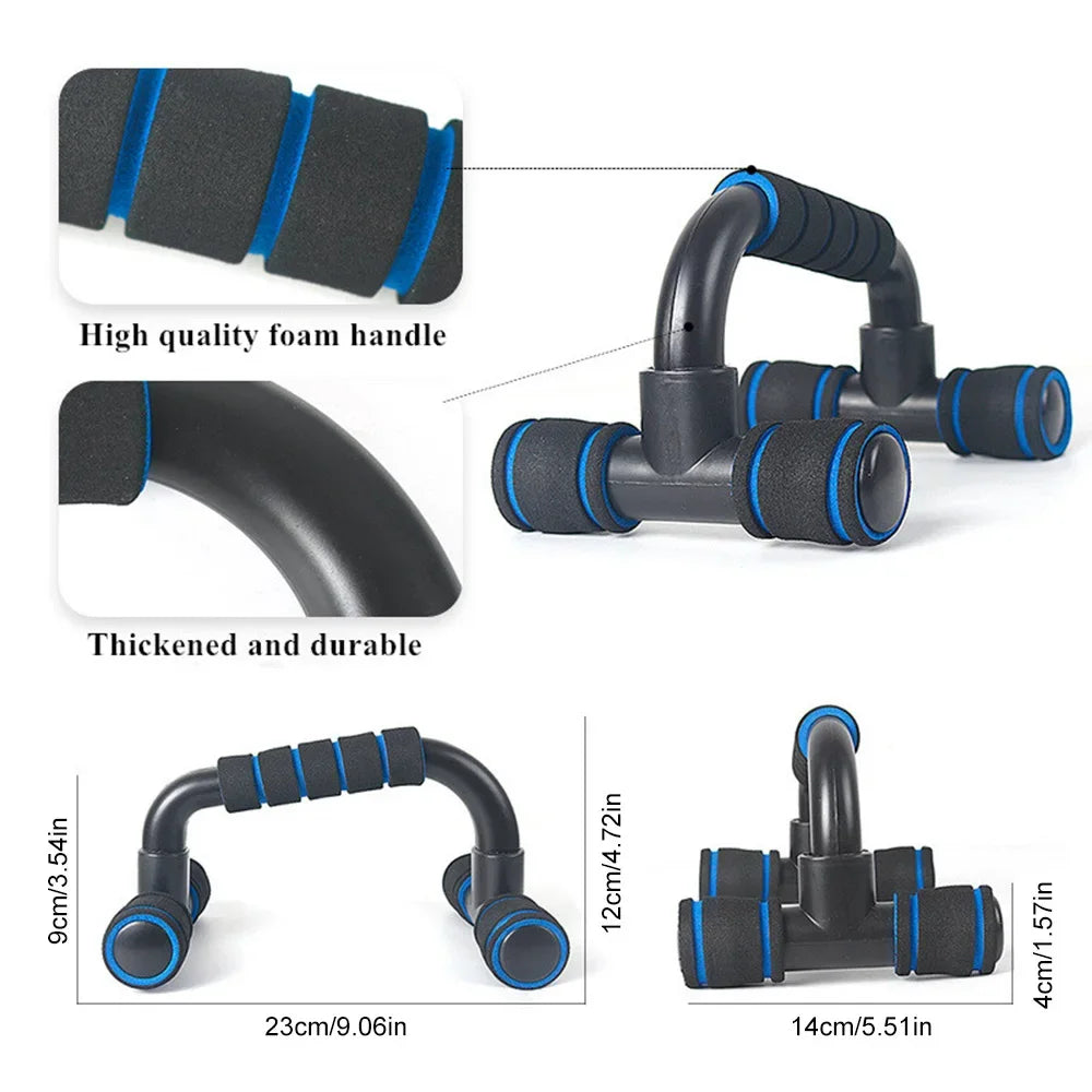 U-Form Liegestütz-Griffe – Fitness-Equipment mit Schaumstoffgriff für Brust, Arme & Muskelaufbau zuhause