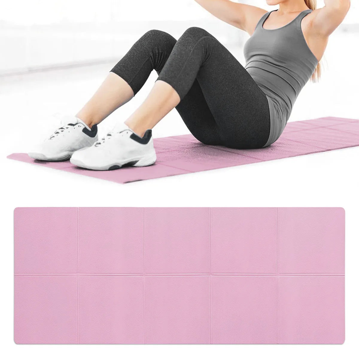 4mm EVA Yogamatte rutschfest – Sportmatte für Yoga, Pilates & Gymnastik