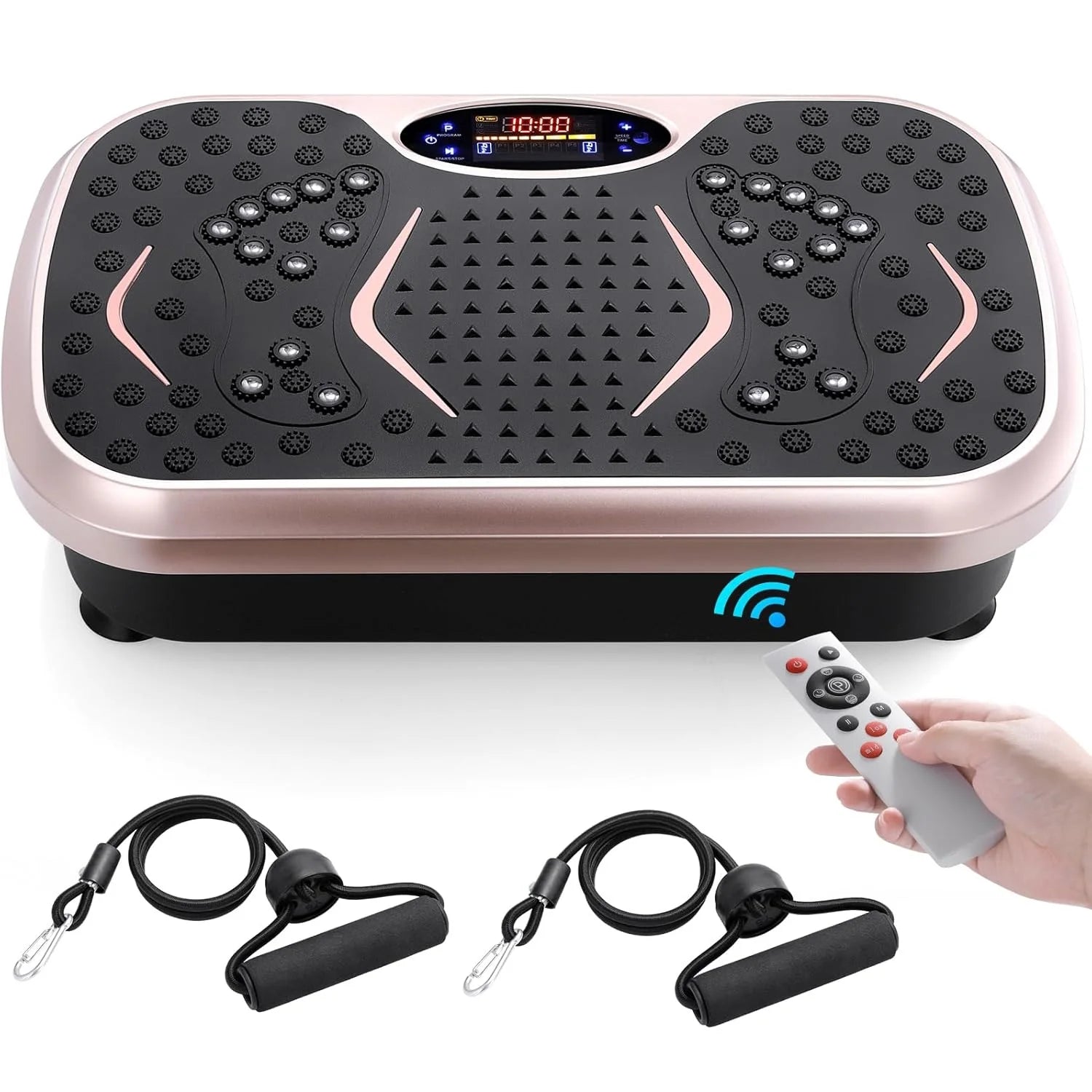 Vibrationsplatte – Fitness-Vibrationsboard für Zuhause, Ganzkörper-Training, Fettverbrennung & Körperformung
