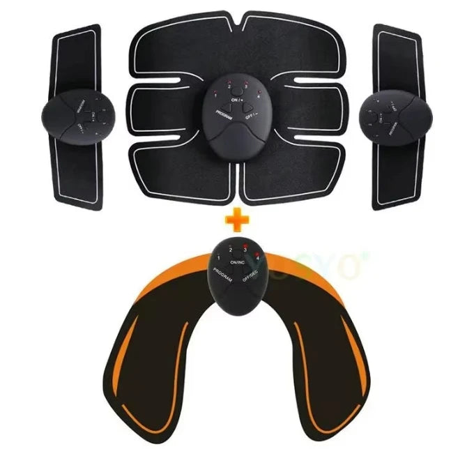 EMS Hüft-Muskelstimulator – Fitness-Trainer für Po, Bauch, Arme & Beine mit Massagefunktion