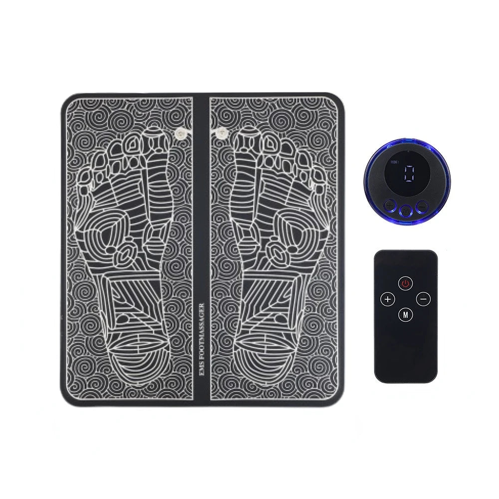 EMS Fußmassage-Pad – Schmerzlinderung, Akupunktur-Massage, elektrische Muskelstimulation & verbesserte Durchblutung