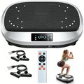 Ganzkörper-Vibrationsplatte mit 6 Trainingsprogrammen, 120-stufiger elektromagnetischer Massage & leisem Motor