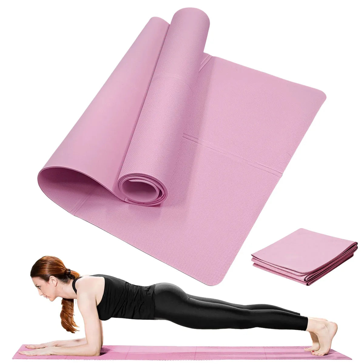 4mm EVA Yogamatte rutschfest – Sportmatte für Yoga, Pilates & Gymnastik